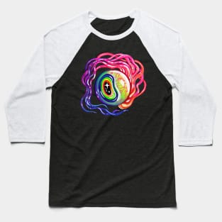 Rainbow Eyeball Baseball T-Shirt